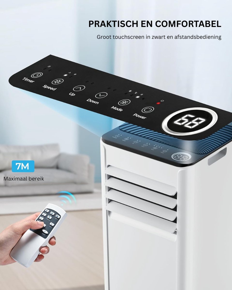 Afbeelding 3 van DailySupplies Mobiele Airco - Airconditioning - Ventilatoren