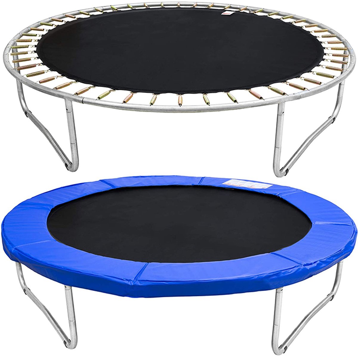 PIPIPOXER- Trampoline Tuintrampoline Veiligheidsnet Diameter: 1,5 m Maximaal gewicht: 120 kg Blauw — afbeelding 2