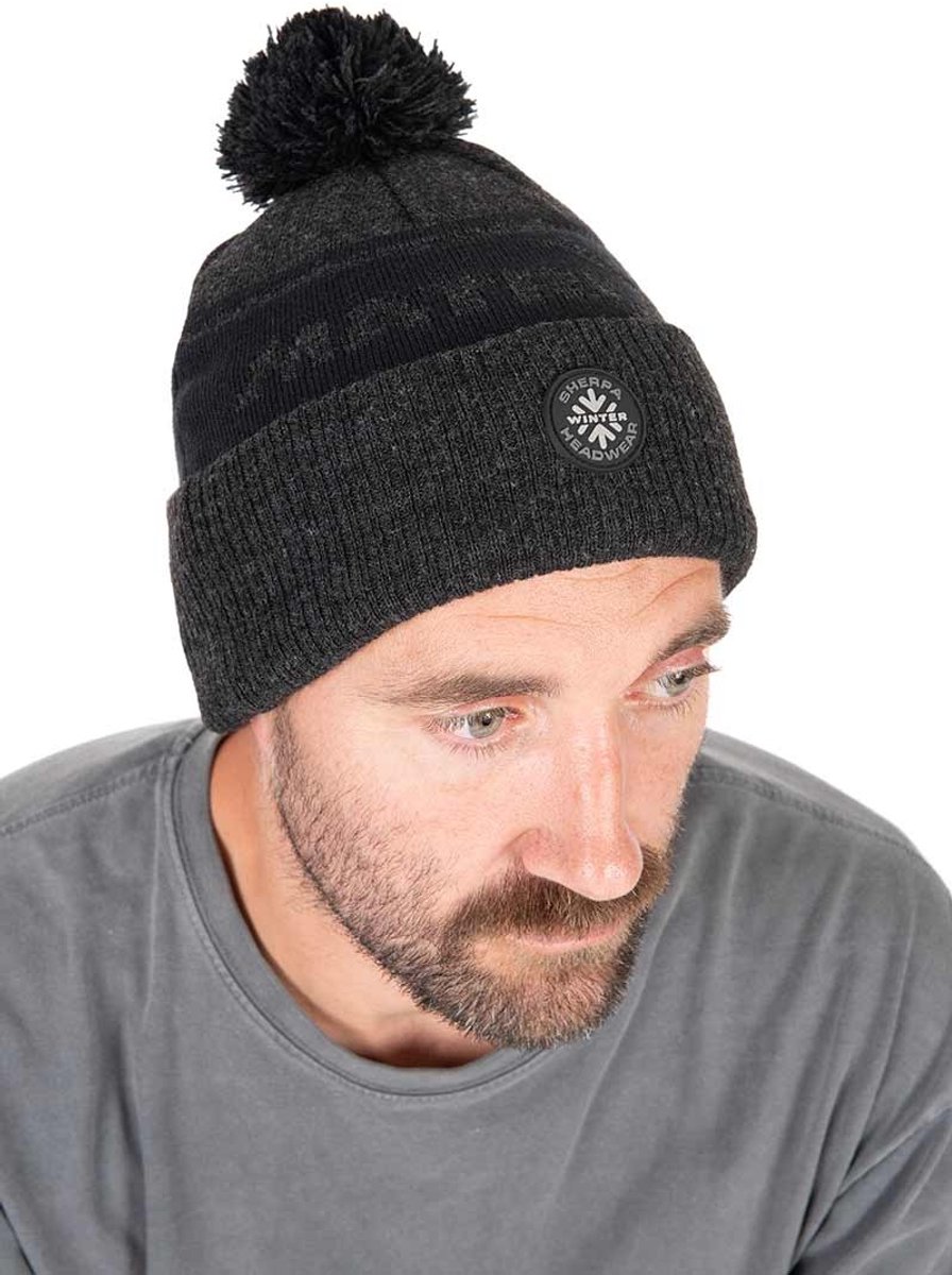 Matrix Grey Sherpa Bobble Hat