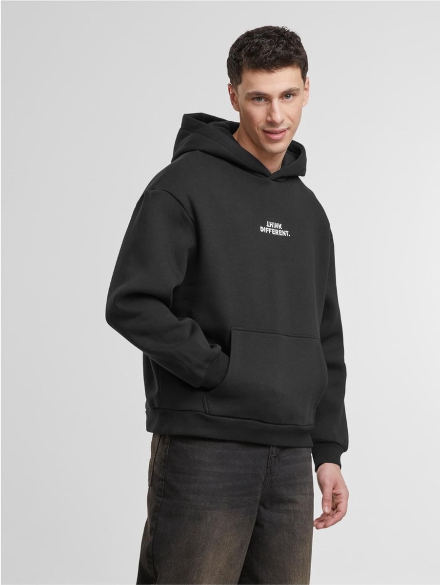 Mister Tee Think Different EMB Fluffy Hoodie/trui XL Zwart