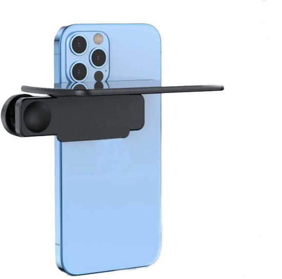Spiegelclip-lens Voor Smartphone – HD-glas, Verstelbaar, Voor IPhone En Android, Ideaal Voor Creatieve Reflectiefoto's