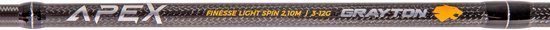 Grayton Apex Finesse Light Spin Combo 2.10m (3-12g) - Roofvis set van Merkloos — afbeelding 3