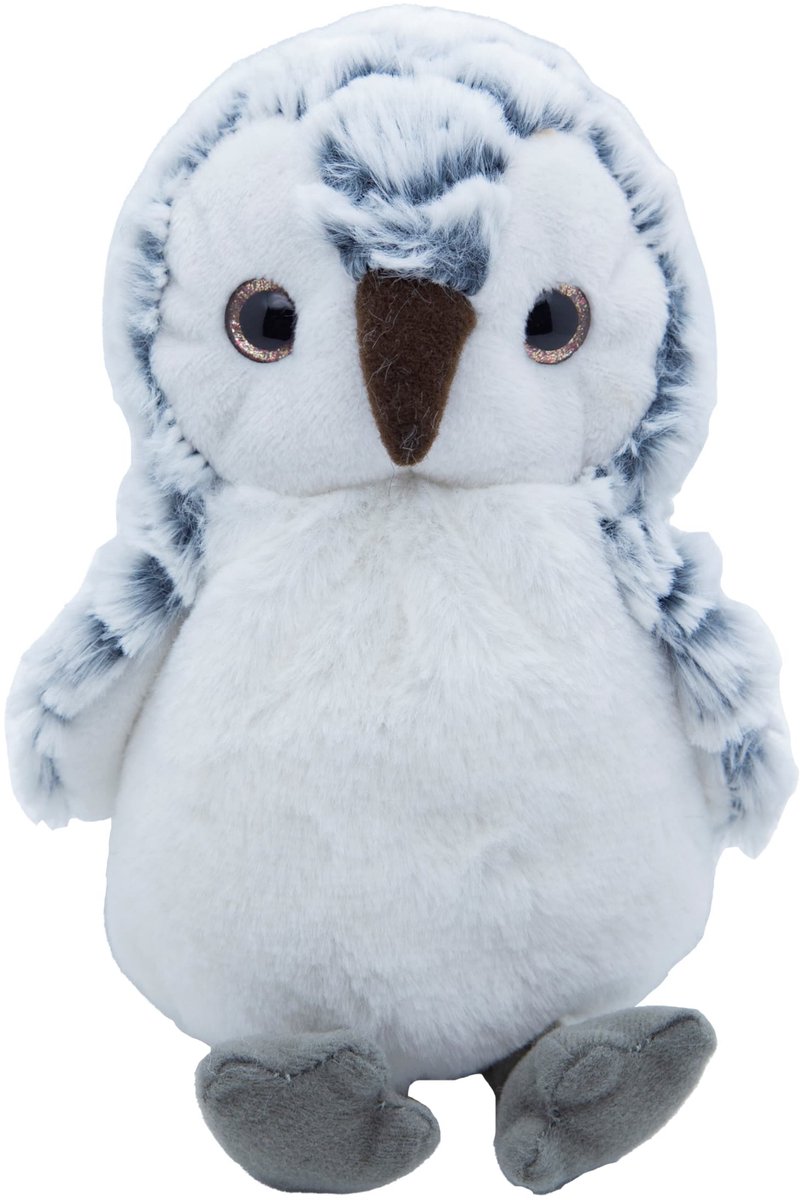Cute since 1999 - Knuffel Sneeuwuil - Staande Sneeuwuil Speelgoed - Baby Knuffel - 16cm