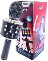 Doppler Concerto Series – Draadloze Karaoke Microfoon met Speaker – Bluetooth – RGB Verlichting – Opname & Stemonderdrukking