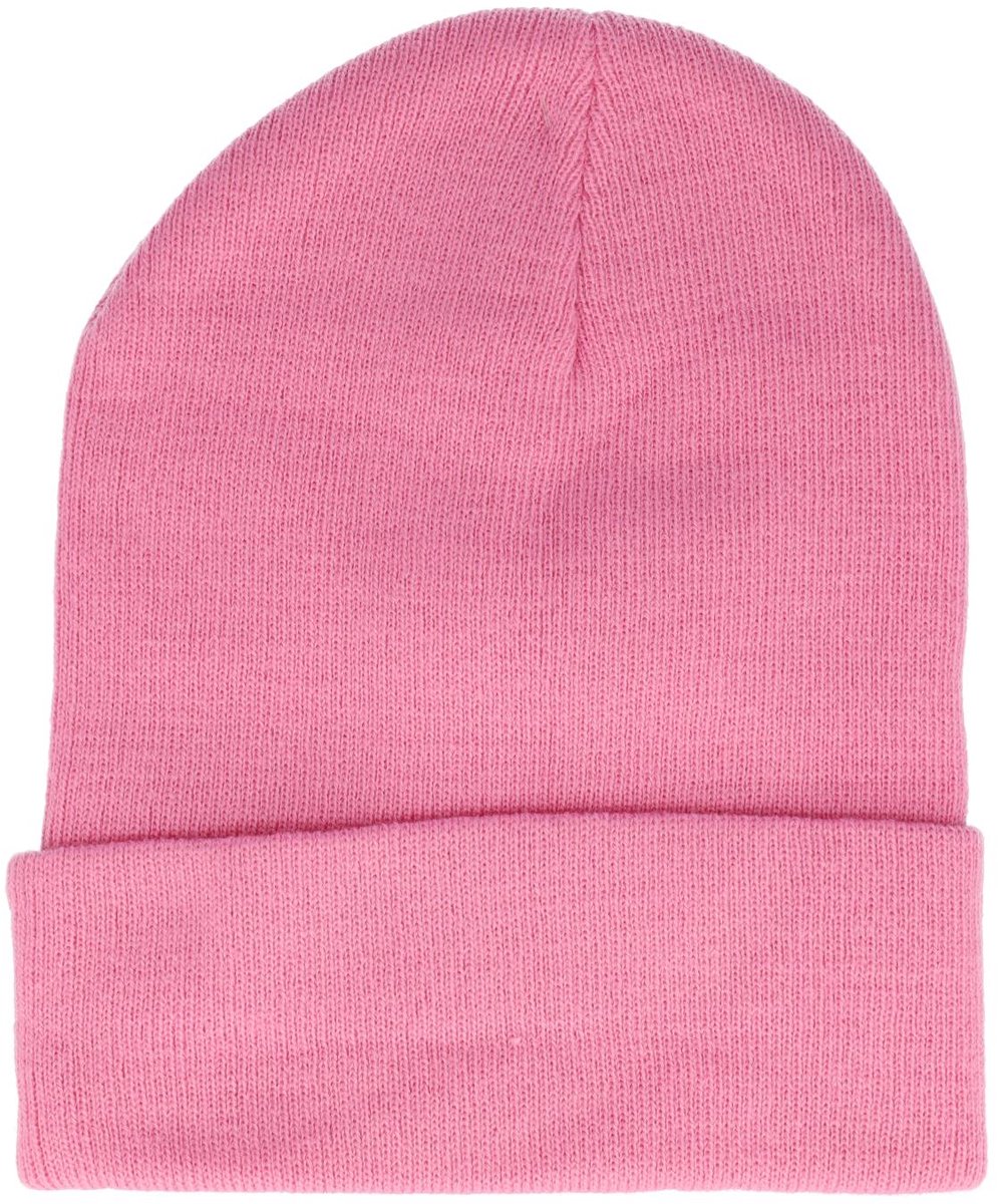 Haarsoires Beanie Muts - Basic - Unisex - Lichtroze - One Size - Trendy - voor Dames Heren & Kinderen
