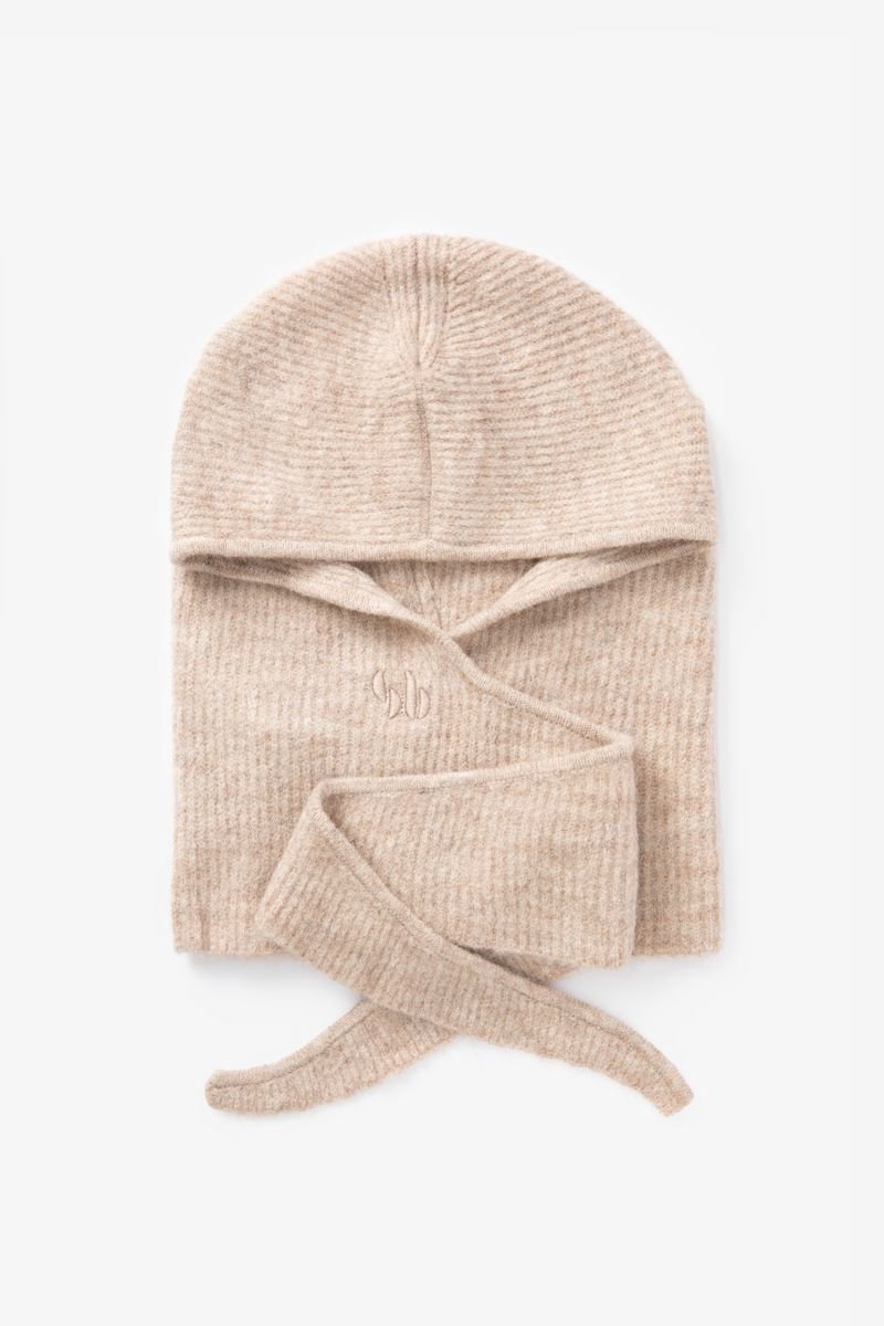 Sissy-Boy - Beige balaclava muts