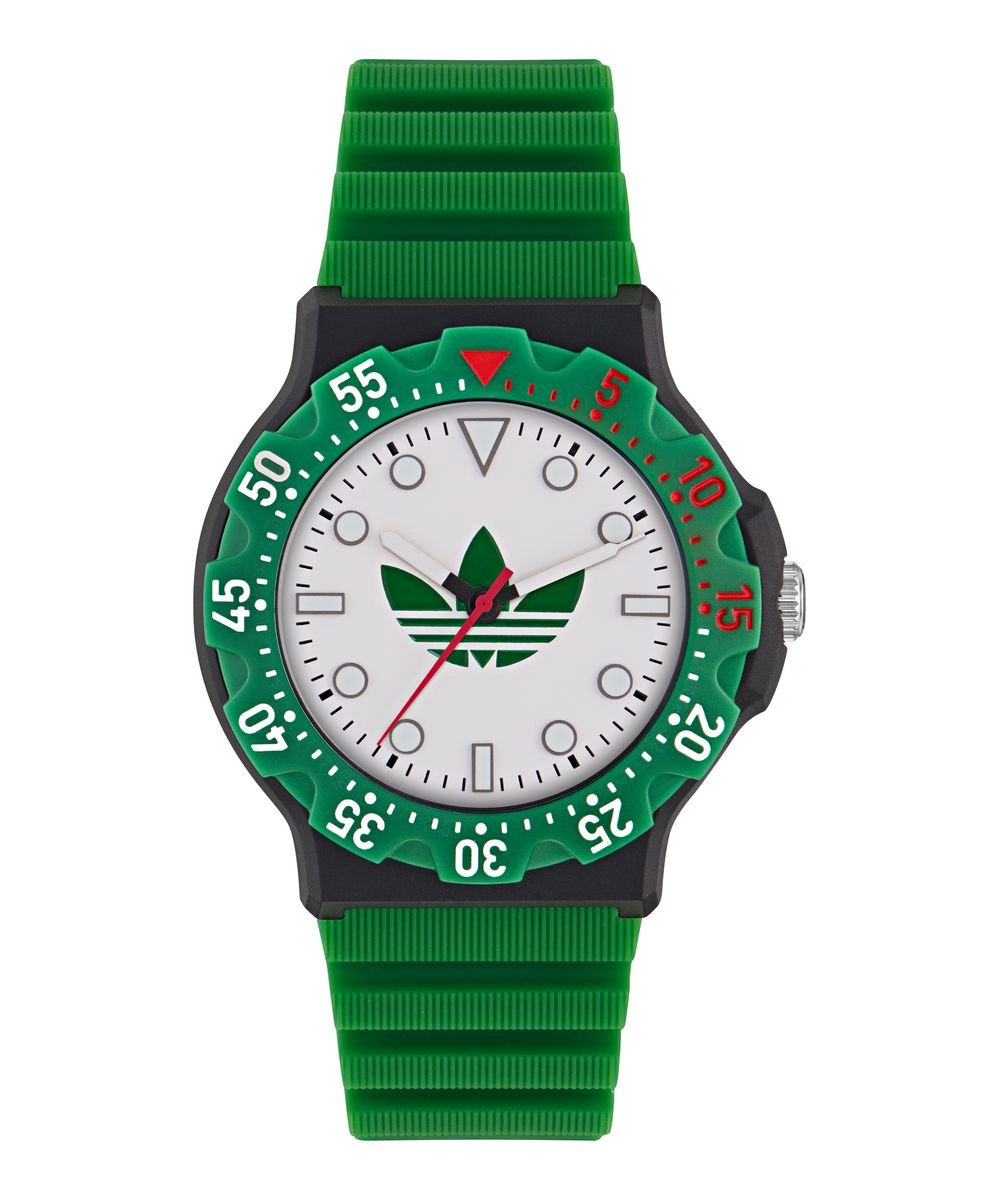 Adidas Originals Discoverer Two AOSY25512 Horloge - Siliconen - Groen - Ø 40 mm