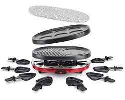 Gourmet Set voor 8 Personen - 4-in-1 Fondue, Grill en Pannenkoekenapparaat