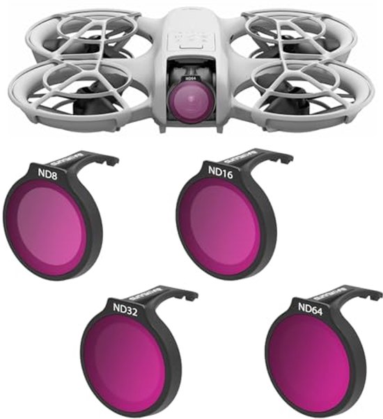6-delige filterset voor DJI Flip drone - ND, ND1000, UV