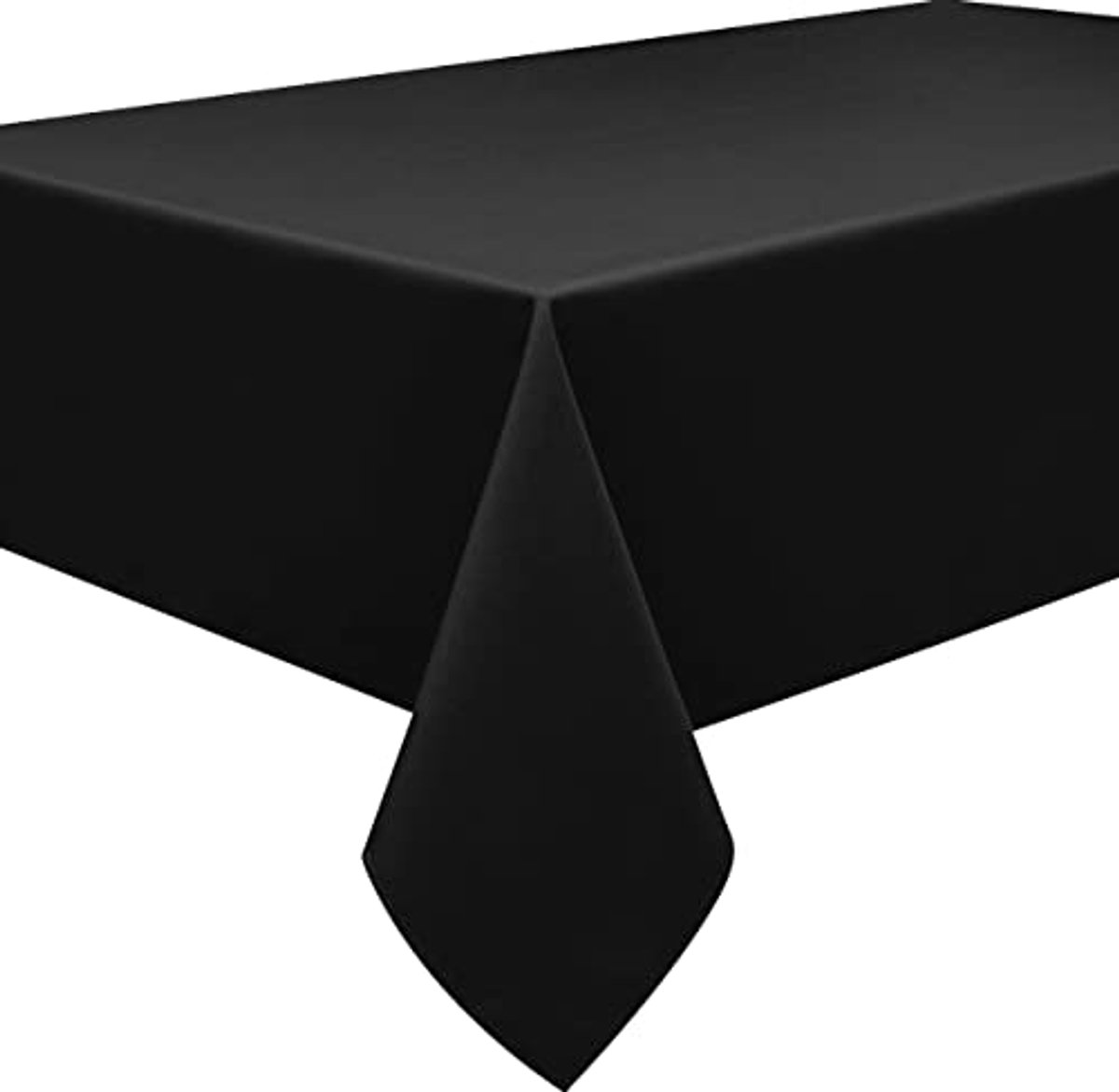 Onderhoudsvriendelijk Zwart Rechthoekig Tafelkleed van Polyester - 150 x 300 cm