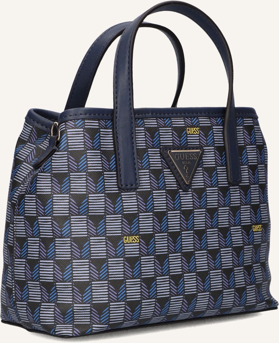 Sac à Main GUESS Follie Small Tote - Noir Logo, Plaid, Neuf Avec étiquettes