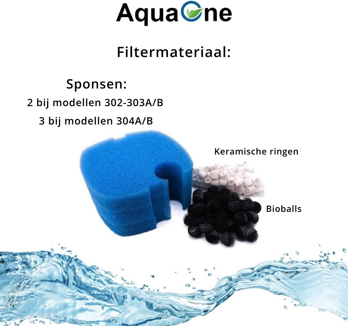 AquaOne HW-304A Buitenfilter 2000 l/u - tot 1000 liter