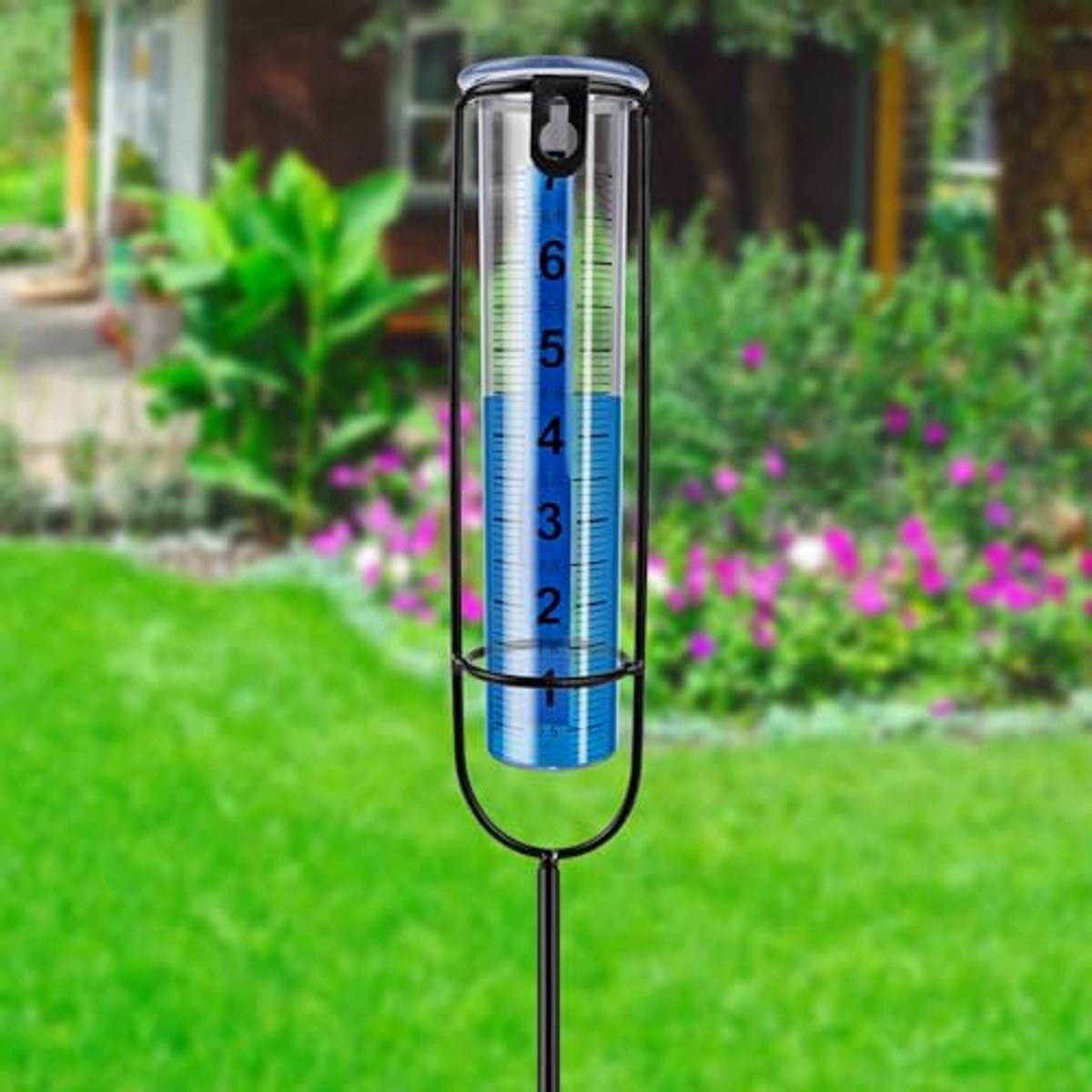 Regenmeter voor Buiten, 17,8 cm - Nauwkeurige Neerslagmeting voor Tuin en Gazons