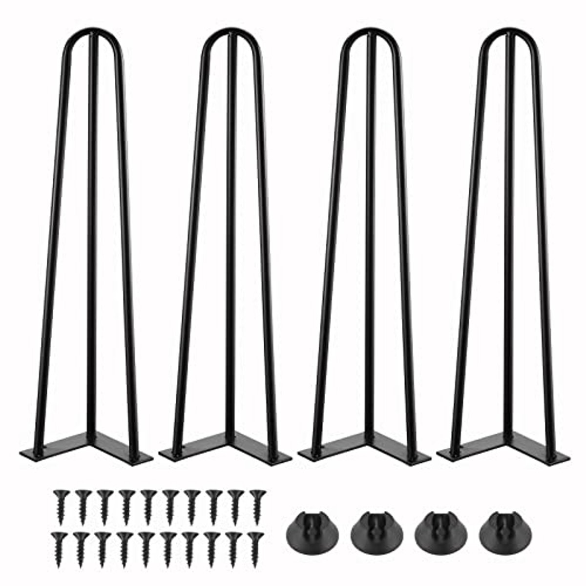 Haarspeld Tafelpoten - Set van 4, Meubelpoten voor Eetkamer, Salontafel en Bureau, 50 cm Hoog