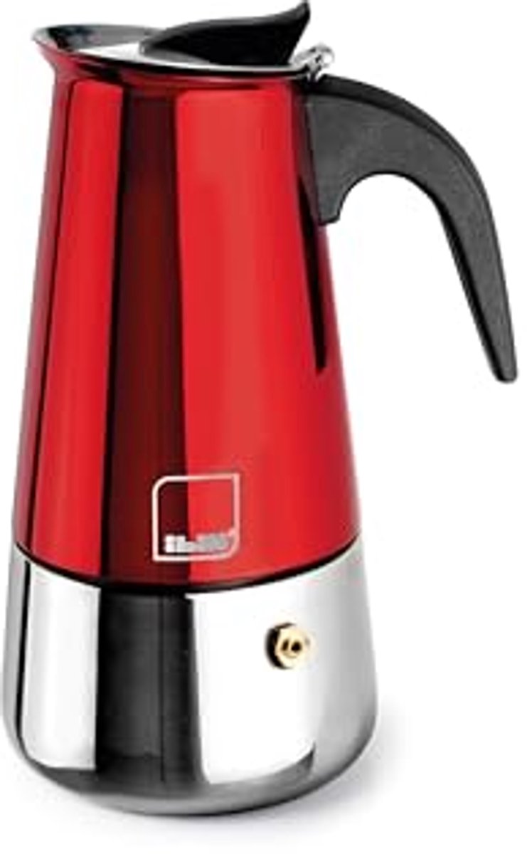 Espressomachine voor 10 kopjes, 460 ml, roestvrij staal, inductie geschikt