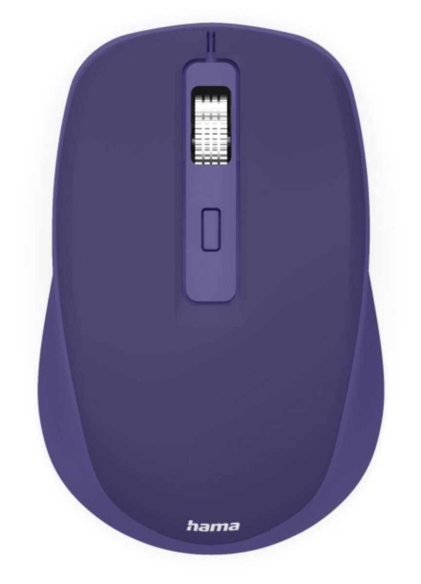 Hama WM-450 - Optische draadloze muis - 7 knoppen - 2.4 GHz RF & BT - Stil - Blauw