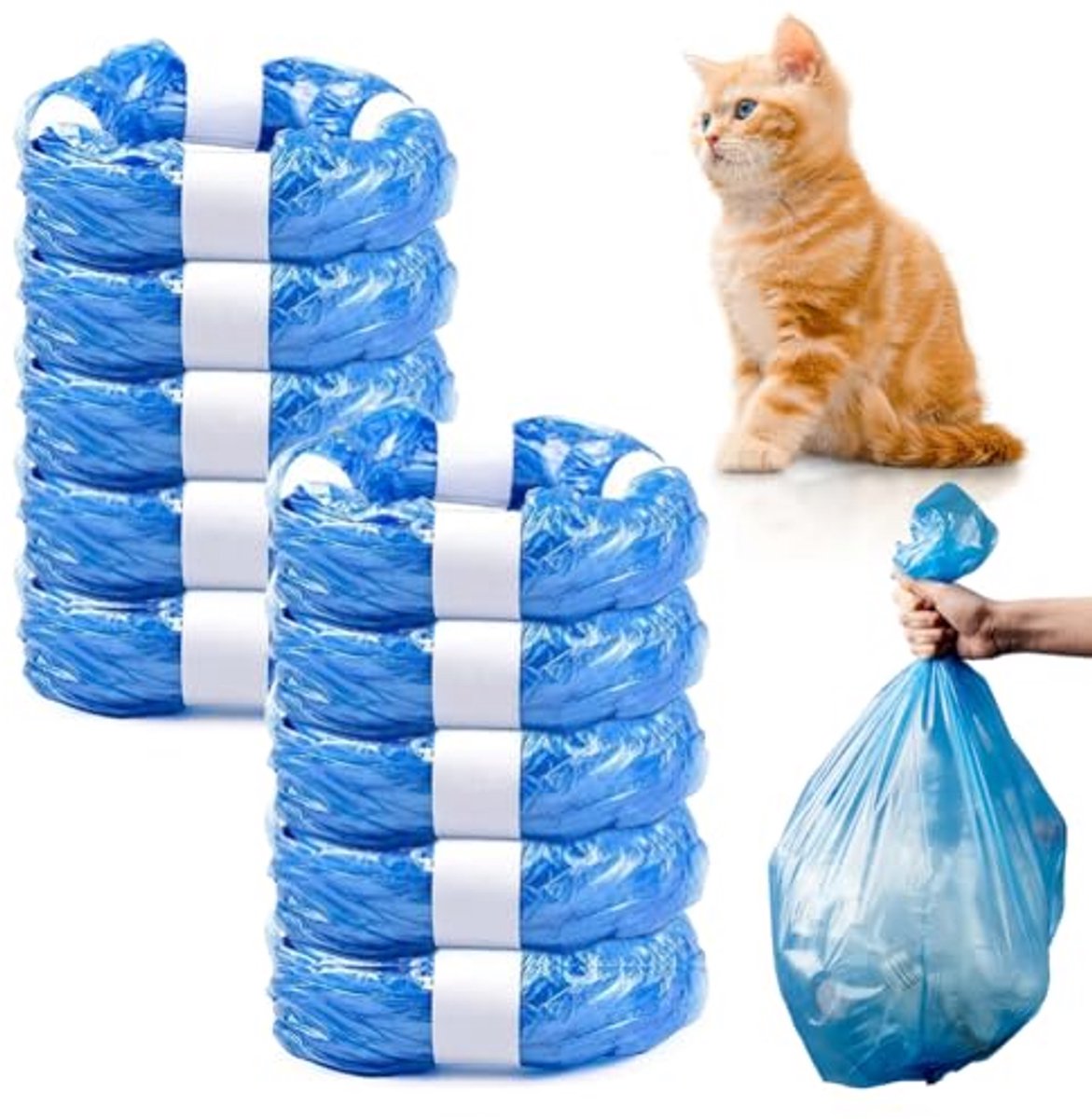 Image of 10 Stuks Navulverpakking voor Luieremmers - Antibacterieel en Geurremmend
