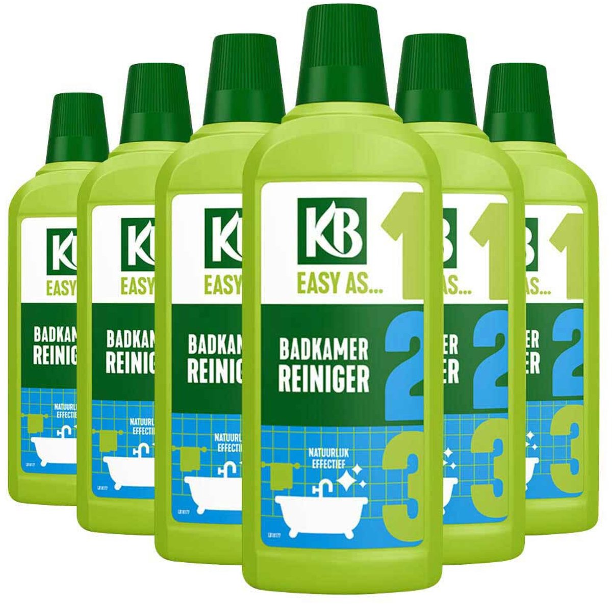 KB Easy - Badkamerreiniger Concentraat - 6 x 750 ml - Voordeelverpakking