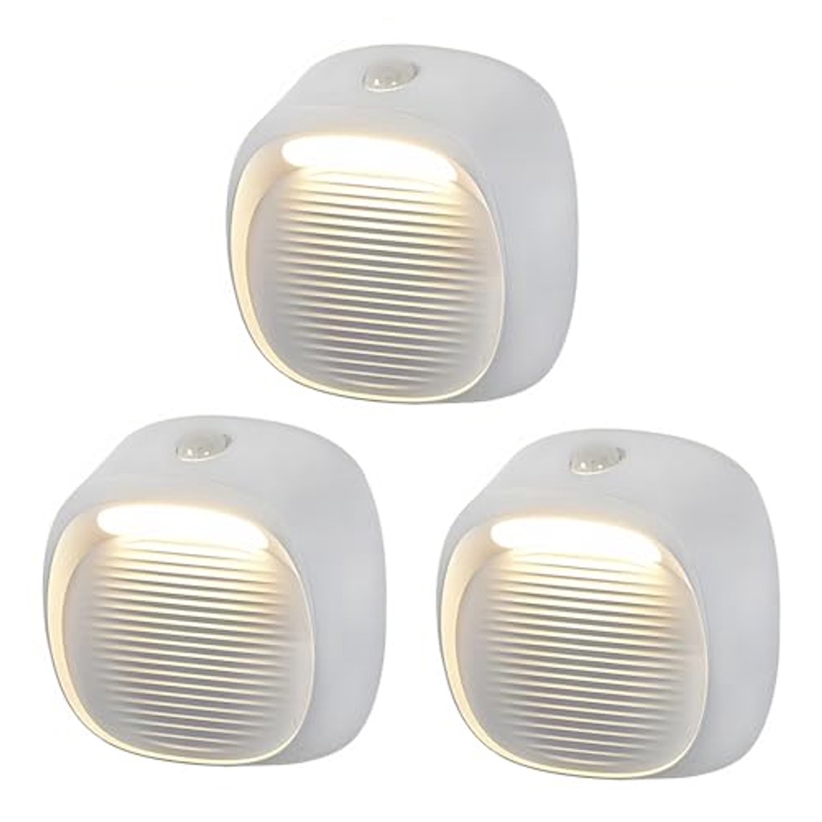 Bewegingssensor Licht - 3 Pack met Verstelbare Helderheid voor Slaapkamer, Keuken en Trappen