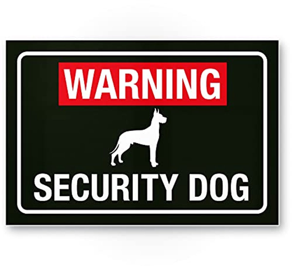 Waarschuwingsbord Hond - Inbraakbeveiliging Deurbord met Creatief Ontwerp - Veiligheid stoppen met Waarschuwingssignaal