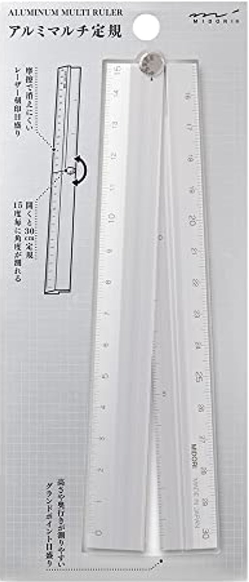 Vouwbare aluminium liniaal van 30 cm - Lichtgewicht en duurzaam