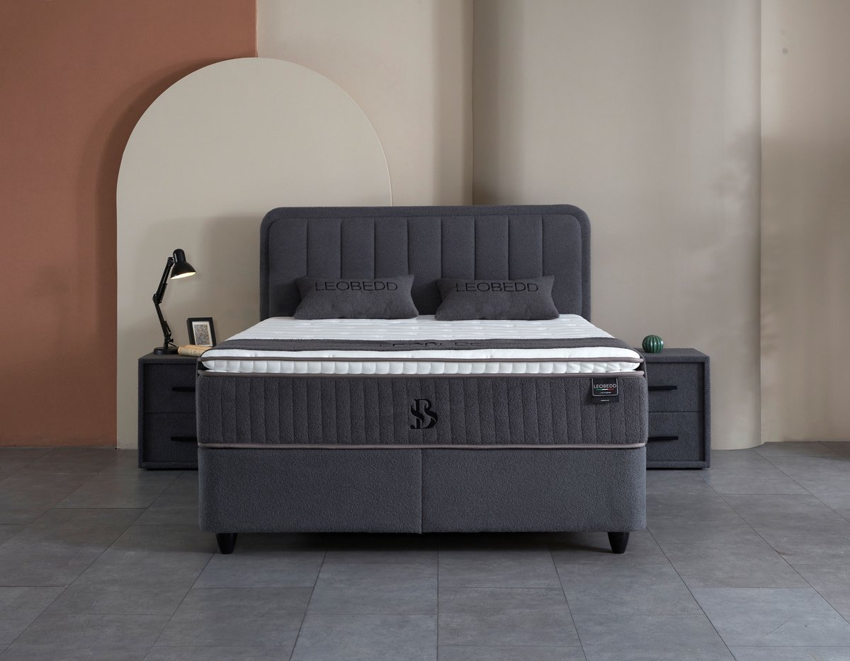 Merkloos / Sans marque BSS Bedding Leobedd Boxspring - afbeelding 5