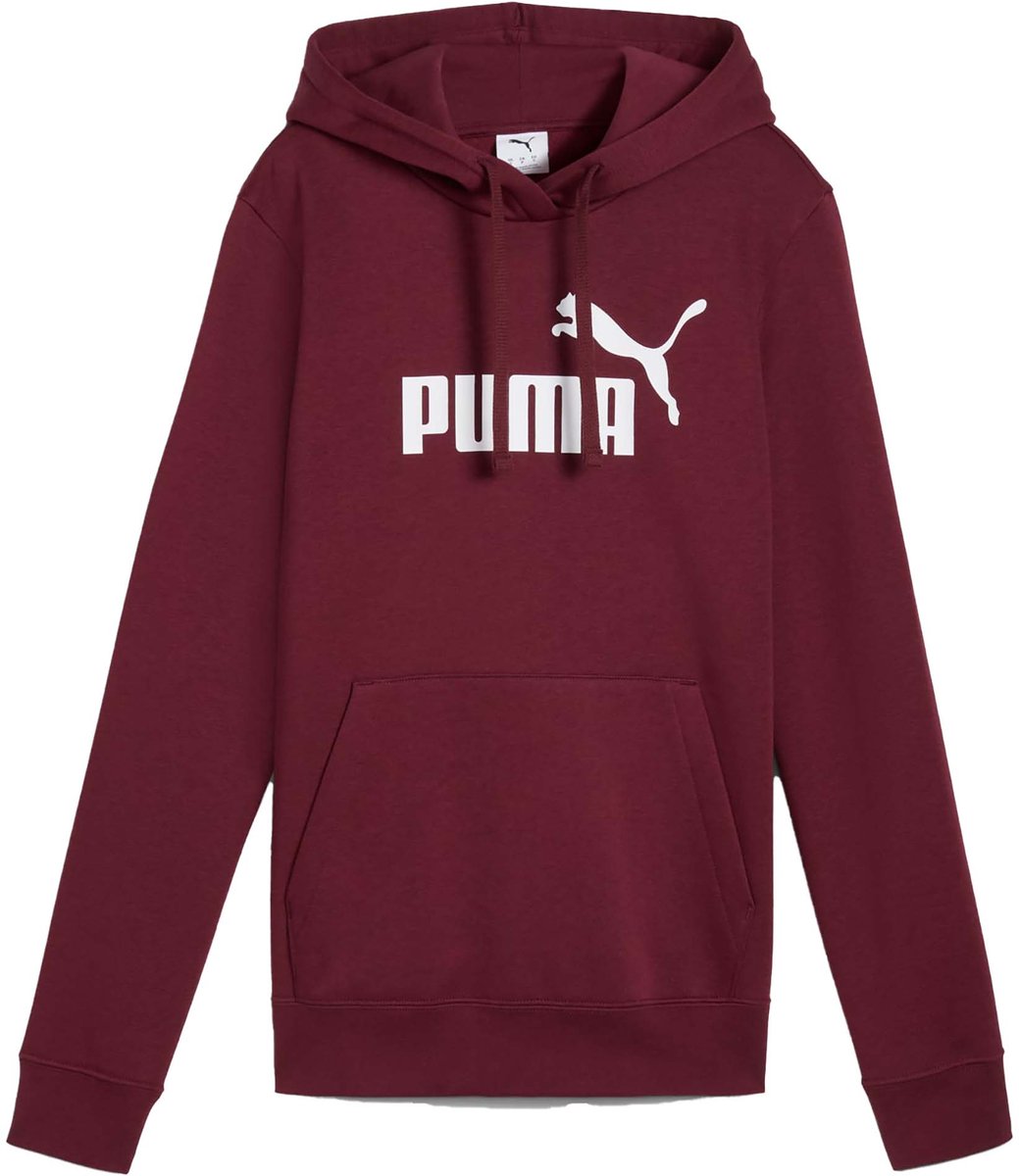Puma Ess No. 1 Logo Hoodie Fl Sportswear Vrouwen Rood