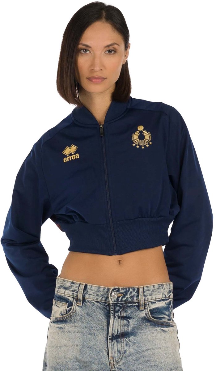 Errea Naz. Italia Volley Crop Ad Sweatshirt - Sportswear - Vrouwen