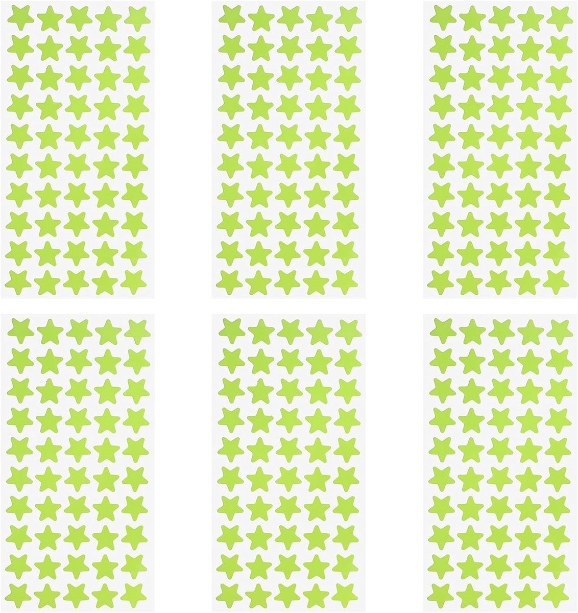 Image of 400 Stukken Fluorescente Plafondstickers - Plafondlichtarmaturen - Luminous Stickers voor Kinderkamer - Tover Je Kamer Om Tot Een Betoverende Sterrenhemel