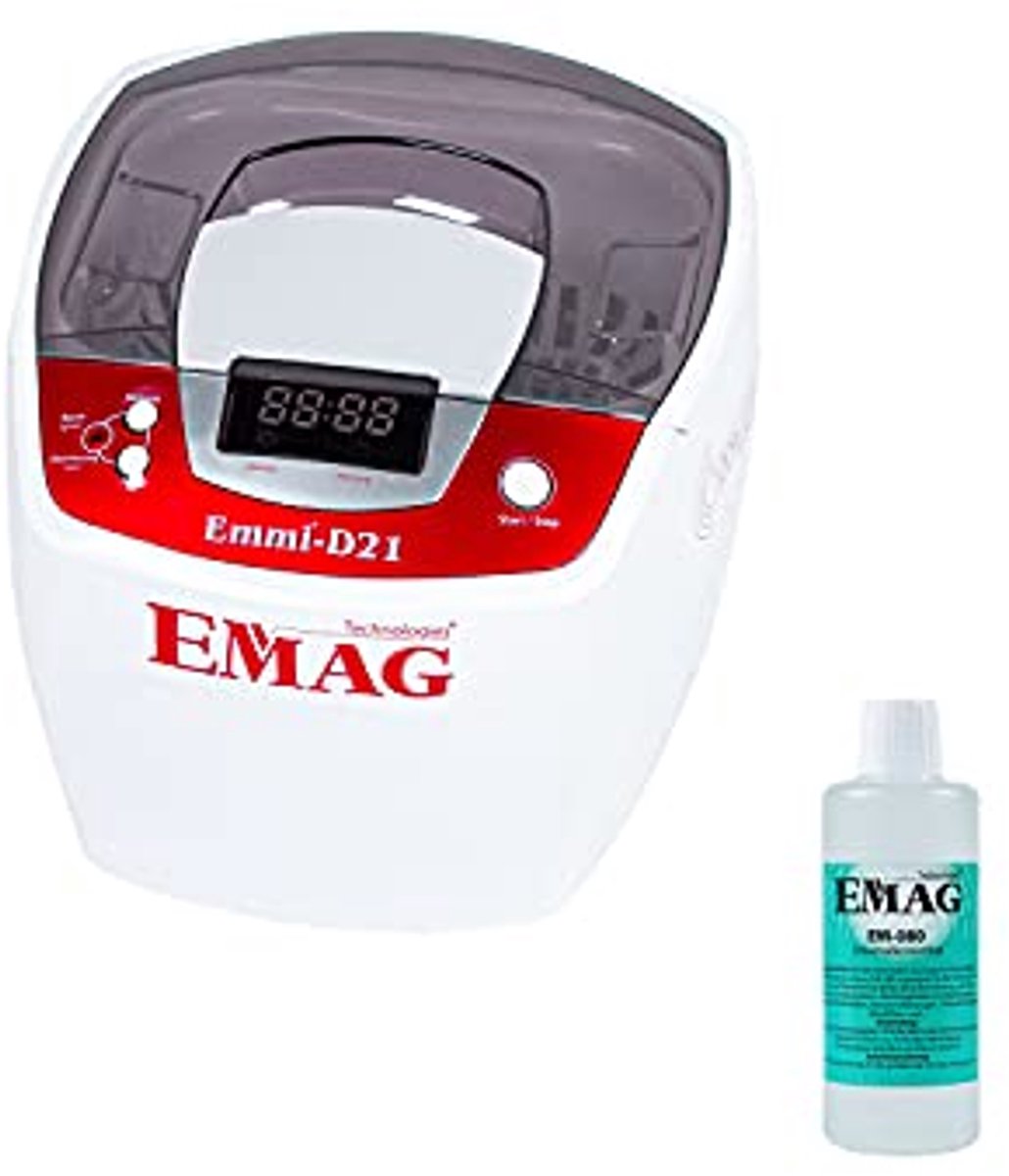 Ultrasoonreiniger met RVS Tub voor Sieraden, Horloges en Brillen - 80W 2L met Verwarming