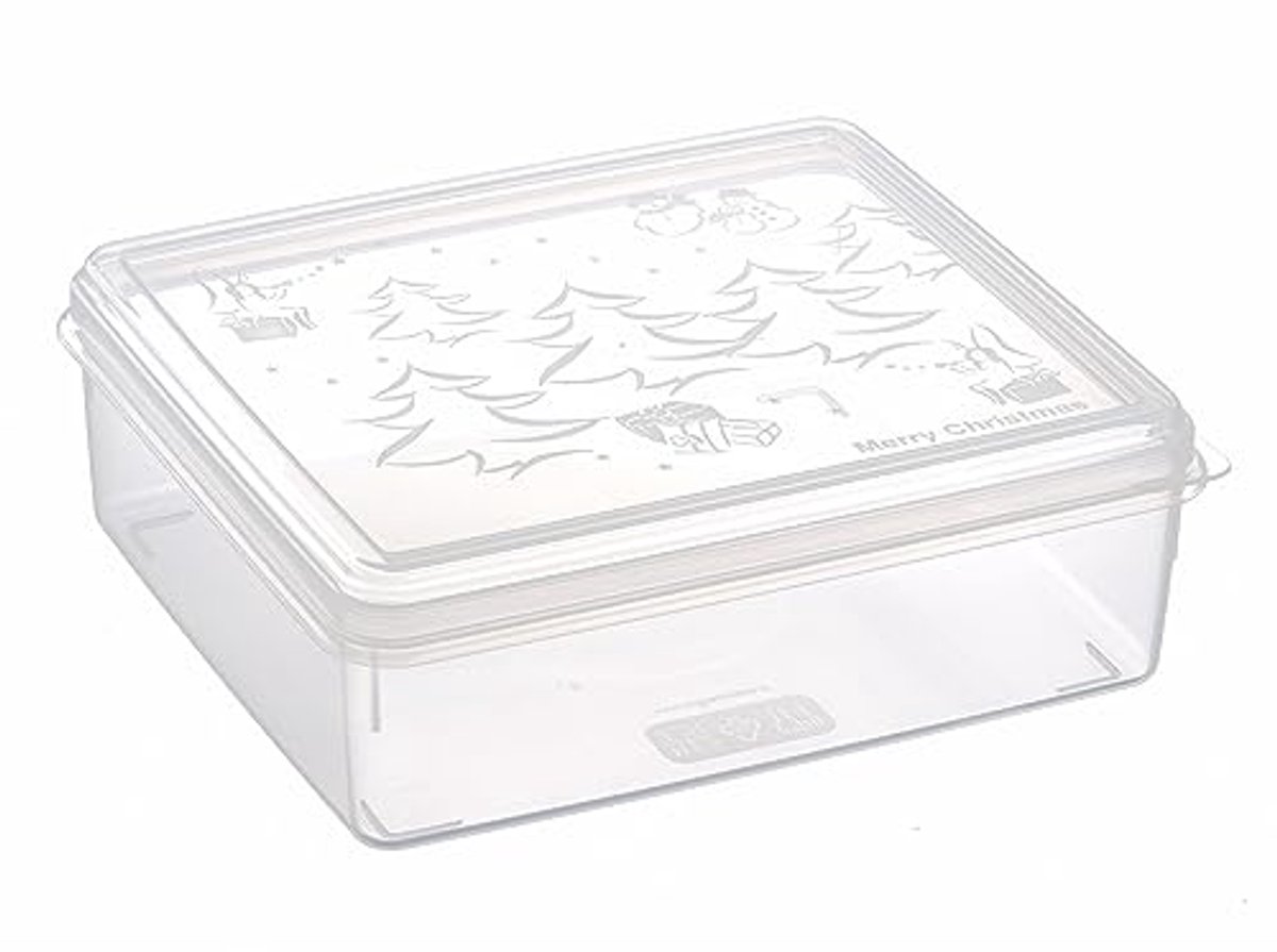 Koekblikjes Set van 4 - Rechthoekig 2,5L - Klassiek Design - Duurzaam en Praktisch