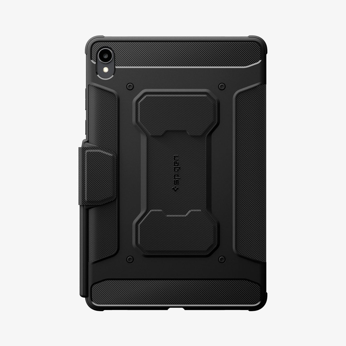 Spigen Rugged Armor Pro Bookcase geschikt voor Samsung Galaxy Tab S11 - Zwart