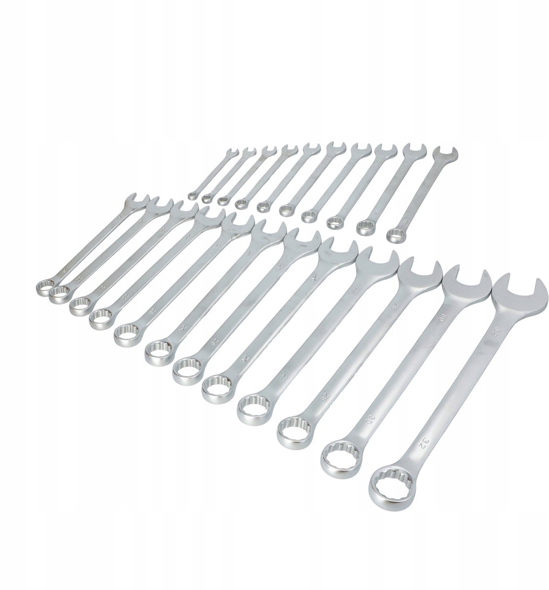 FASTER TOOLS Ringsleutelset 25 Delig Satijn 6-32mm