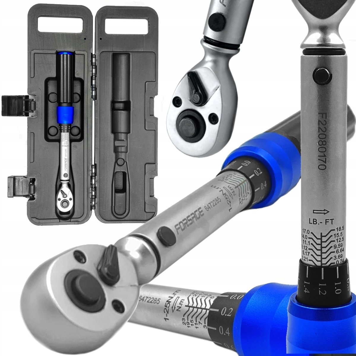 Momenten hefboom 1/4" 1-25Nm met Kalibratiecertificaat - Precisie