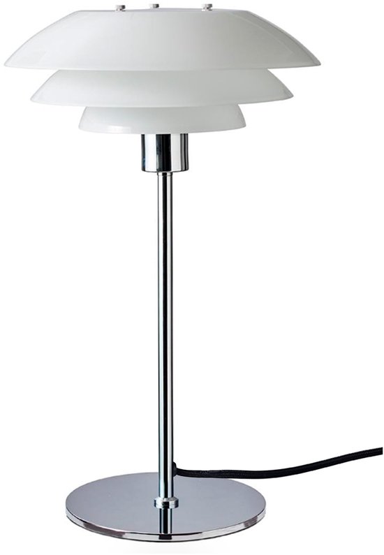 Dyberg Larsen Tafellamp Dl31 Opal Led 50 Cm E27 Staal 25w Wit