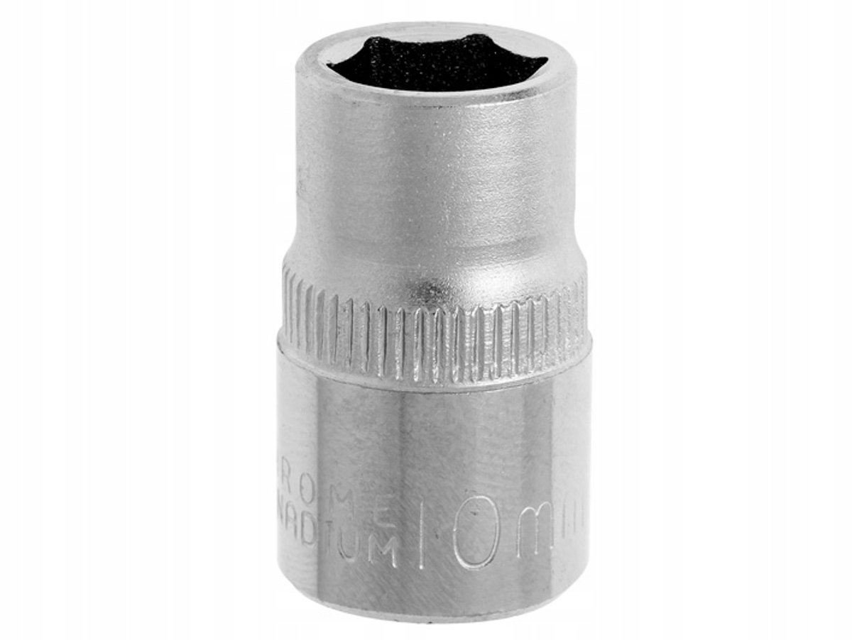 Dopsleutel 10 mm 3/8" zeskant Cr-V