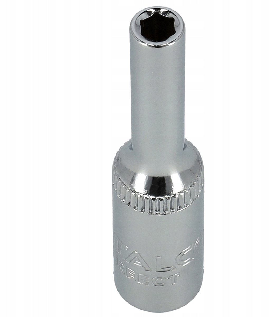 STALCO PERFECT Dopre 1/4" 4,5 mm Zesciokant CrV - Nasadk