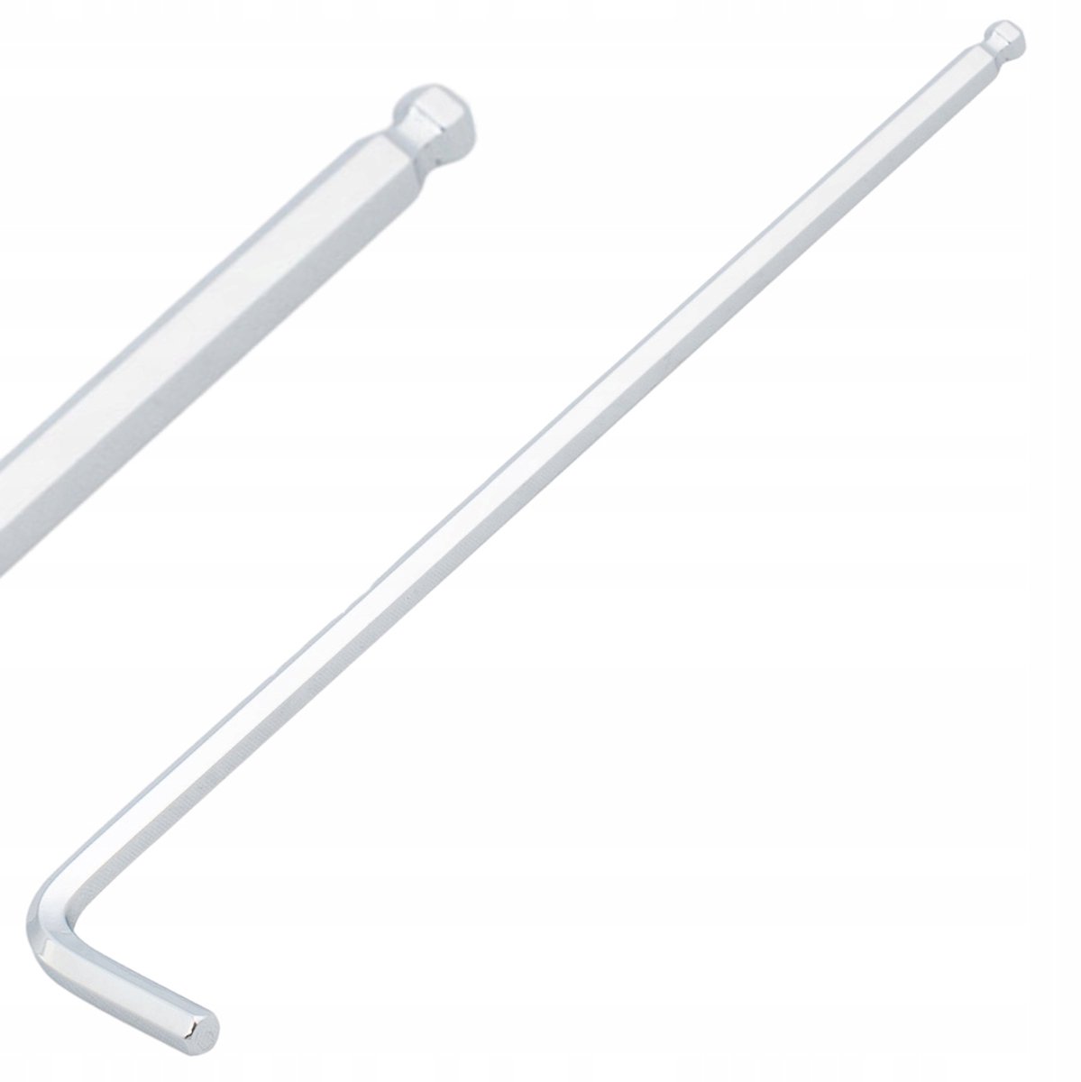 Lange inbussleutel met kogelkop 4 mm - Chroom-vanadiumstaal