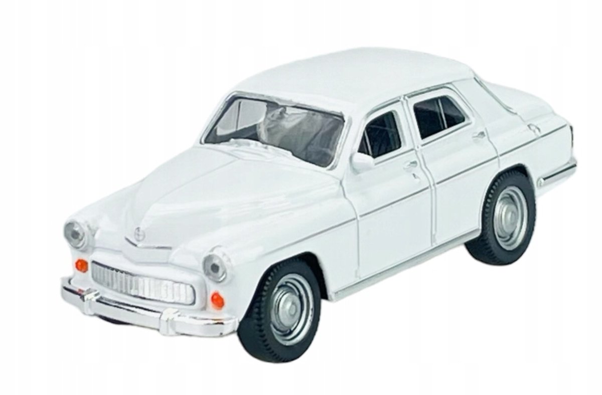 Welly Warszawa 224 Wit Metaal Model 1:43 Legenden PRL