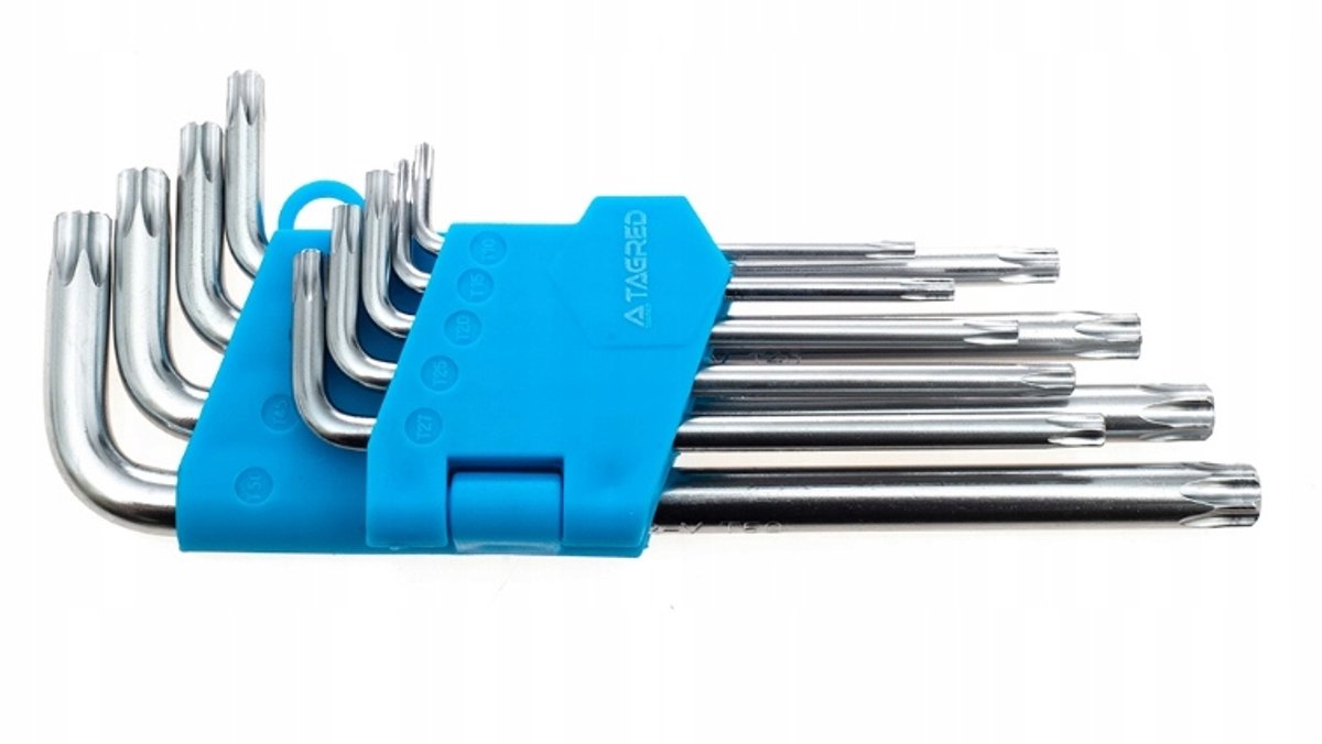 9-delige Torx stiftsleutelset T10-T50