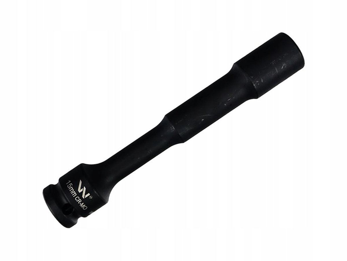 Slanke 1/2" lange doppen 15 mm CrMo Impact doppen 150 mm
