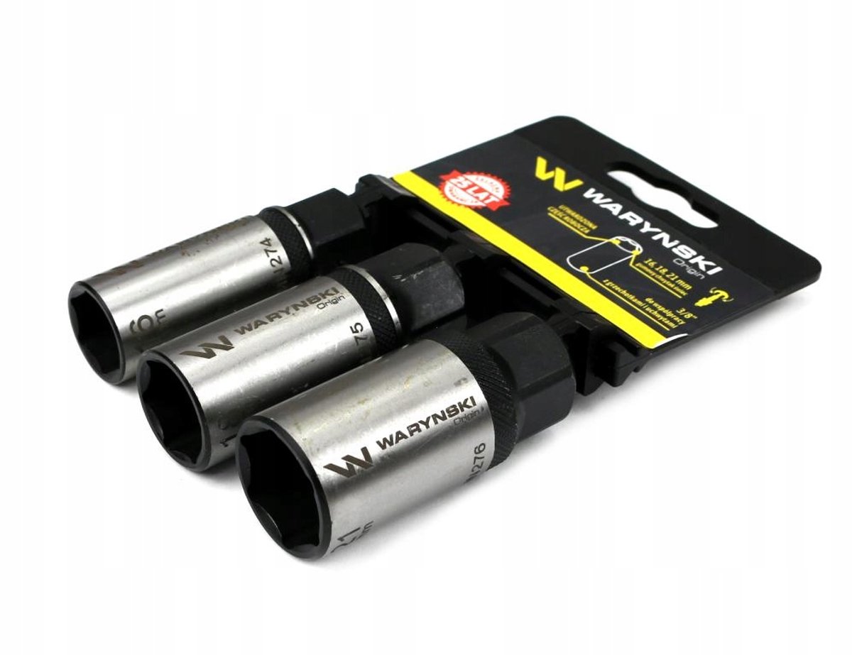 Waryński Dopslagsleutel Set voor Bougies 3/8" WMZ009
