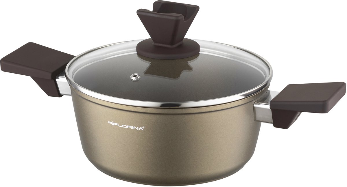 Florina Aston Aluminium Pan 24cm 4L - Antiaanbaklaag & Inductie