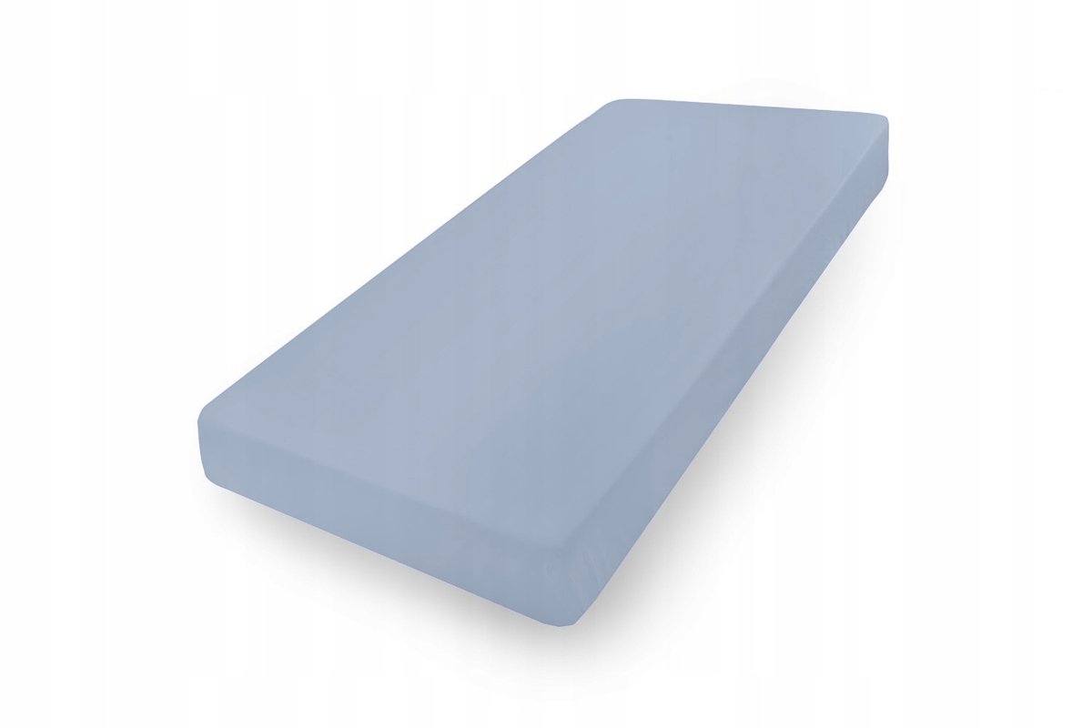 Jersey Hoeslaken met Elastiek - Blauw - 140x200 cm