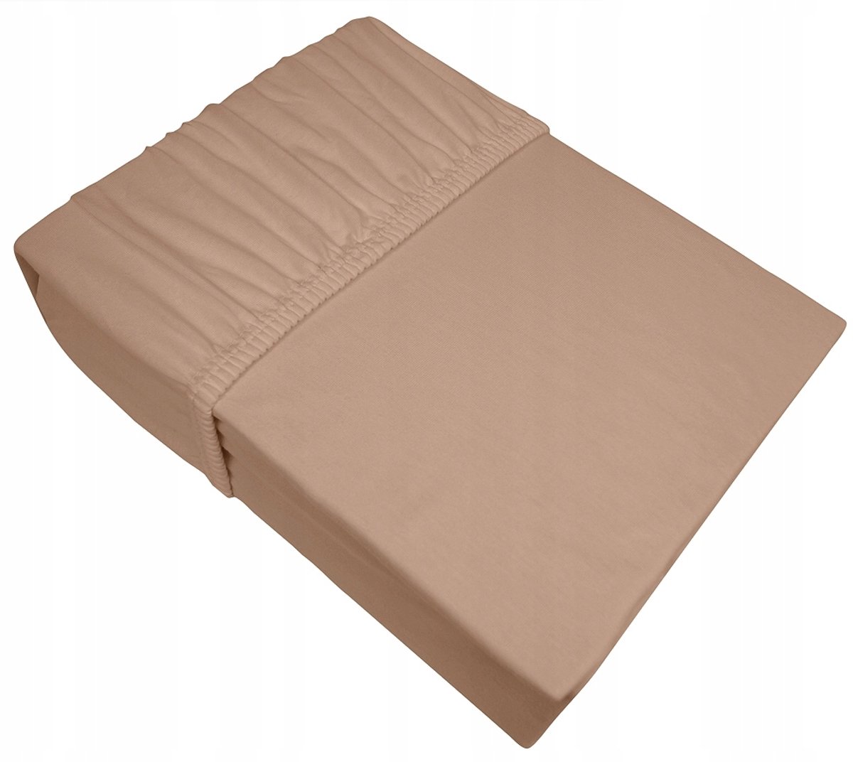 Jersey Hoeslaken met Elastiek 200x220cm Beige - Zacht & Ademend