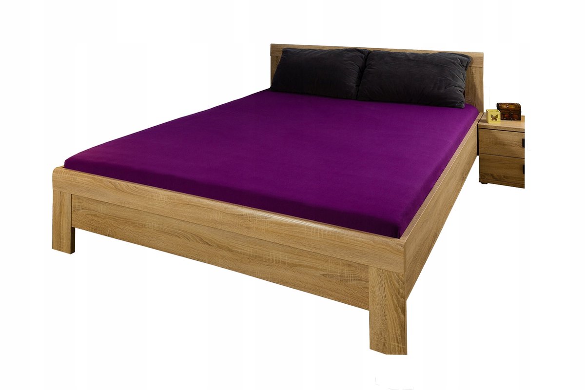 Jersey hoeslaken 150x190x10 cm met elastiek - 25 kleuren