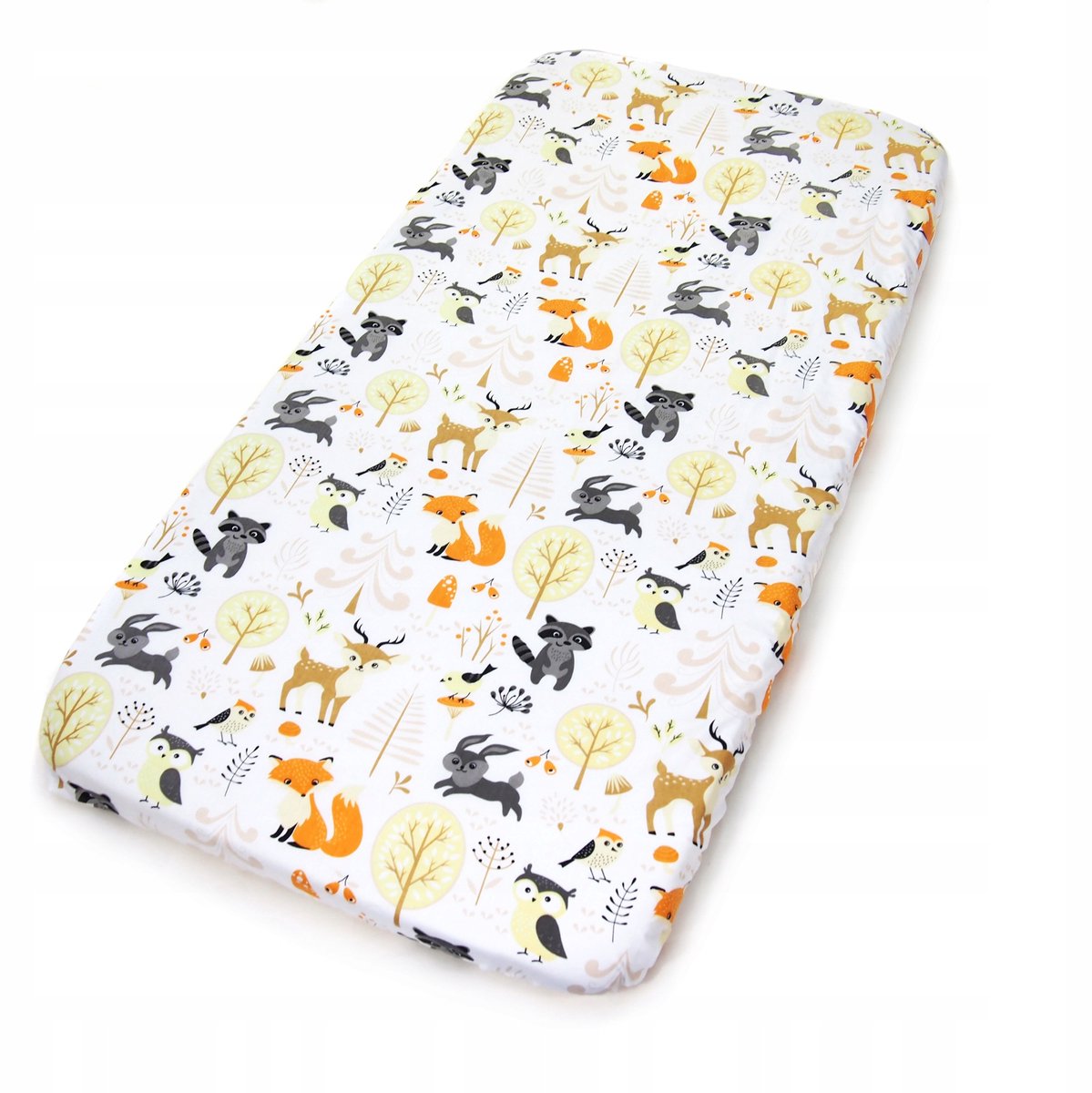 Hoeslaken 180x80 cm met elastiek, 100% katoen, kindermatras