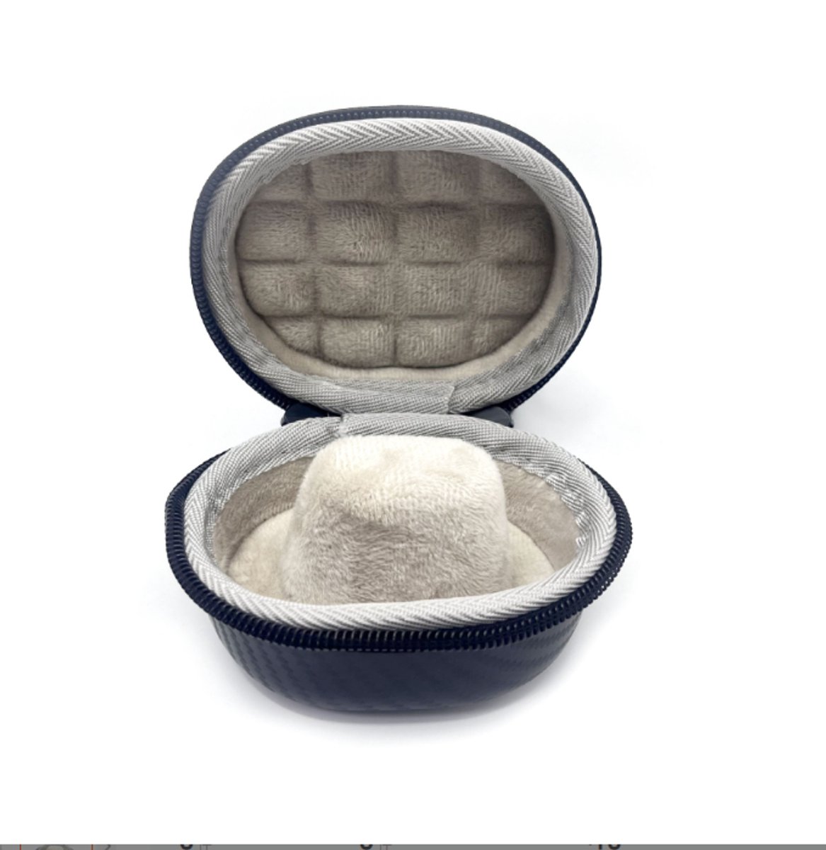 Horloge opbergtas-beschermdoos, draagbaar - grijs