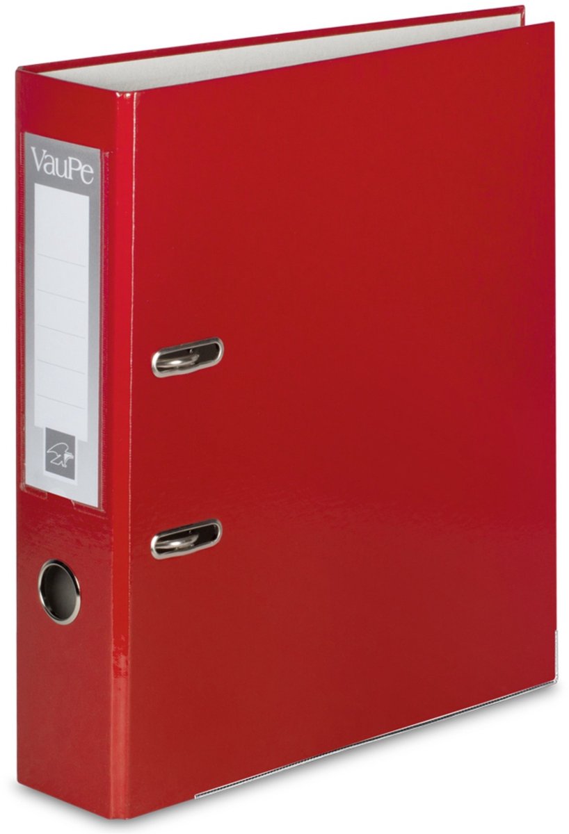 Vau-Pe Ringband A4 5cm Rood met Metalen Bescherming