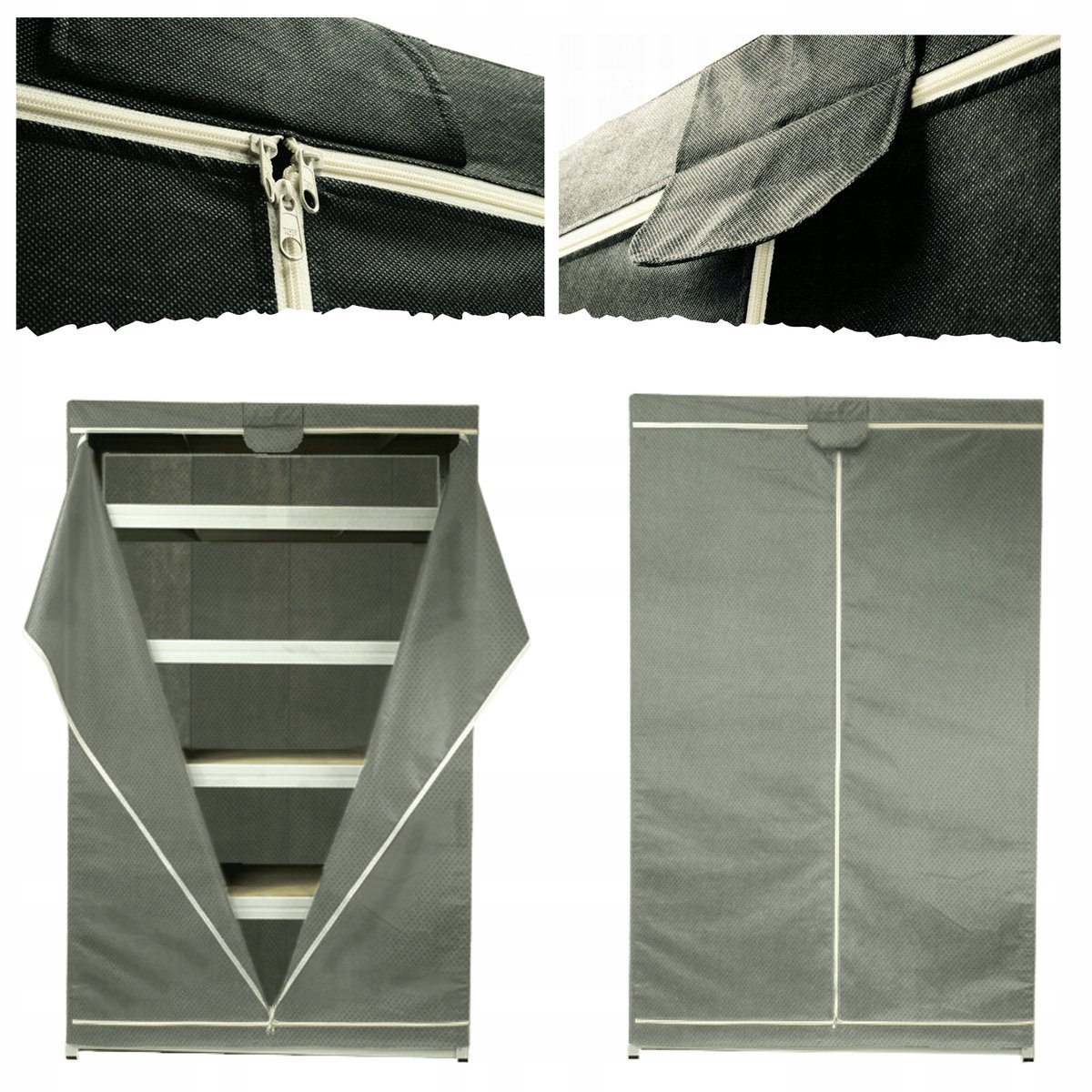 Grijze stretchhoes 180x90x60cm - Duurzaam en ademend